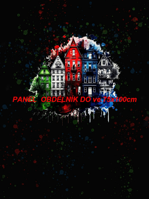 Bavlněný panel 19x25 cm - skladem — foto 1