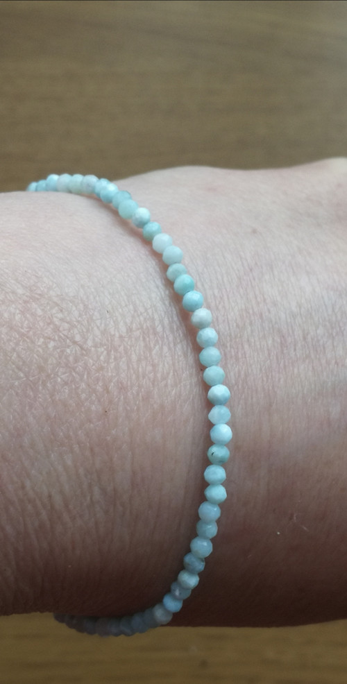Larimar 2 mm minimalist 18 cm — foto 1