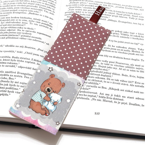 VESELÁ ZVÍŘÁTKA - textilní záložka do knihy