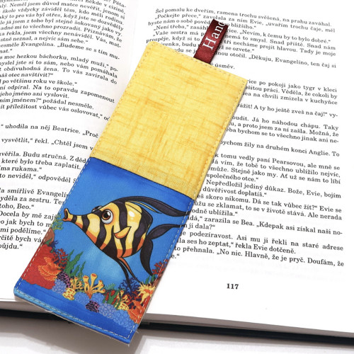VESELÁ ZVÍŘÁTKA - textilní záložka do knihy