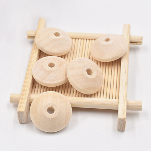 Dřevěné korálky disk 15x29 mm (1ks)