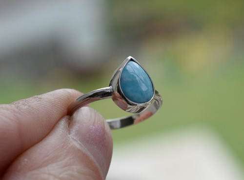 Prstýnek larimar — foto 1