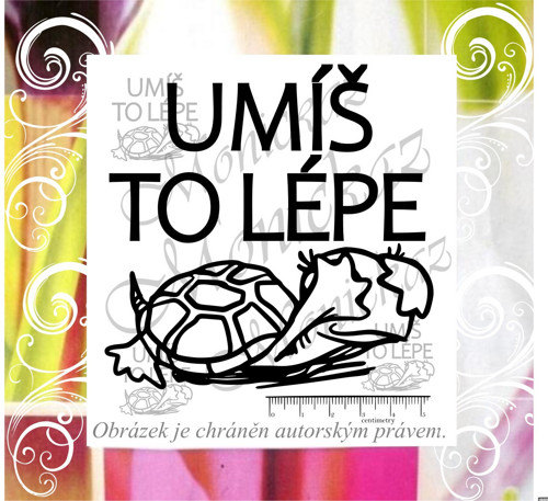 Umíš to lépe želva 1005. Razítko. — foto 1