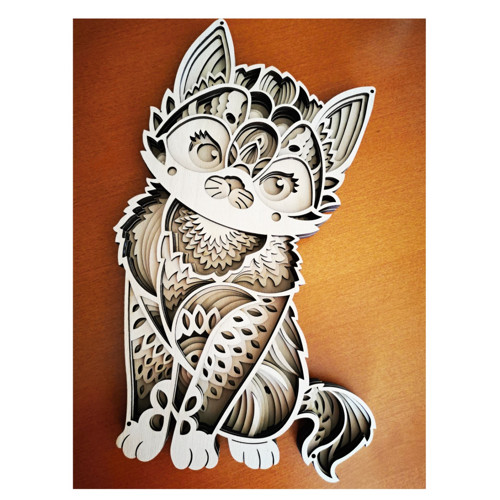 Mandala - Kočka