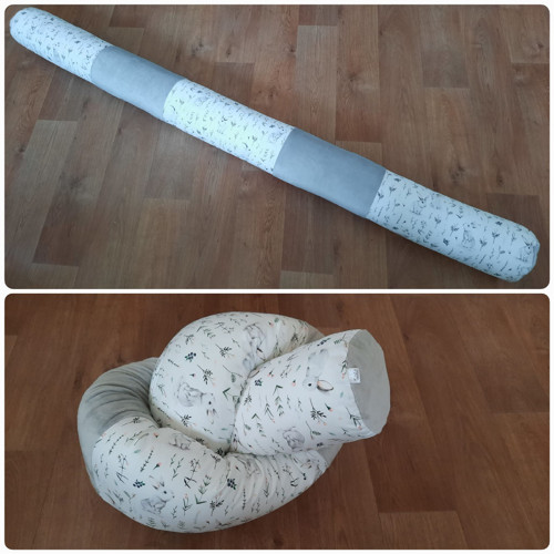 Válec 2m králíčci - povlak na zip - skladem
