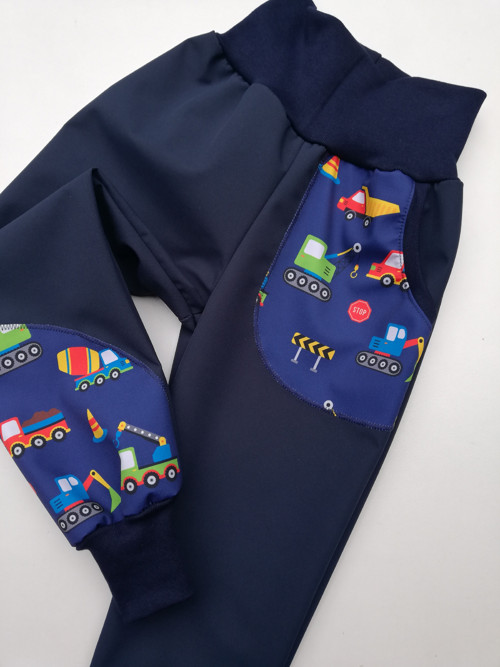 Softs.kalhoty- léto-STAVEBNÍ STROJE II-v.98 sklad.