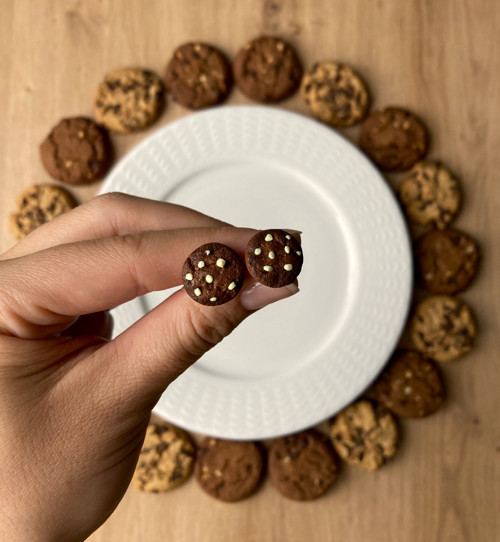 Tmavé cookies (pecky)