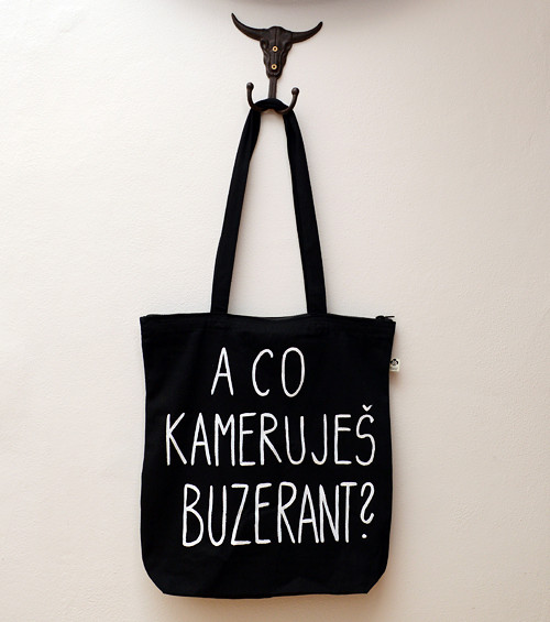 Pevná plátěná taška - A co kameruješ?