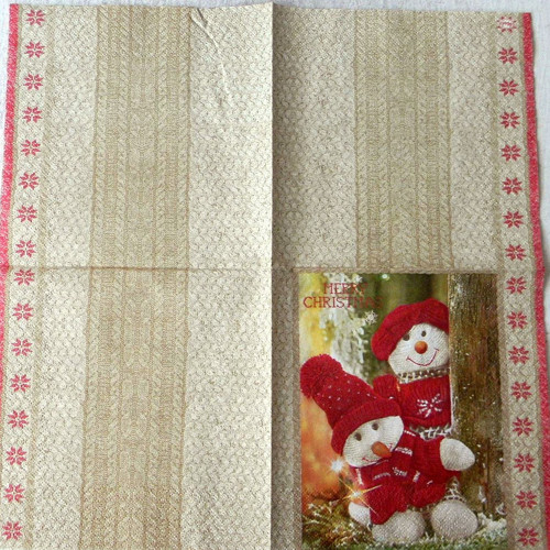 MERRY Christmas-vánoční ubrousek — foto 1