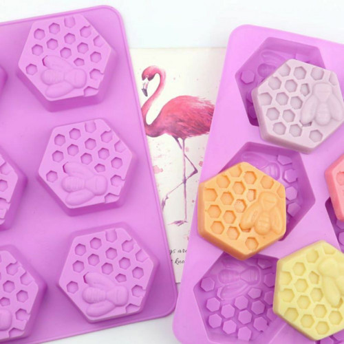 1ks Kraftika 3d Silicone Food Grade 6 Bee