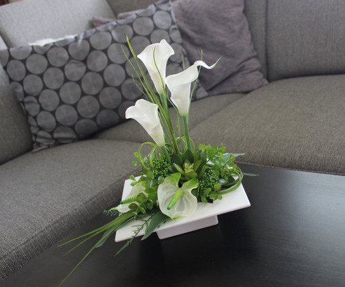 Ikebana s anturiemi a kalami — foto 1