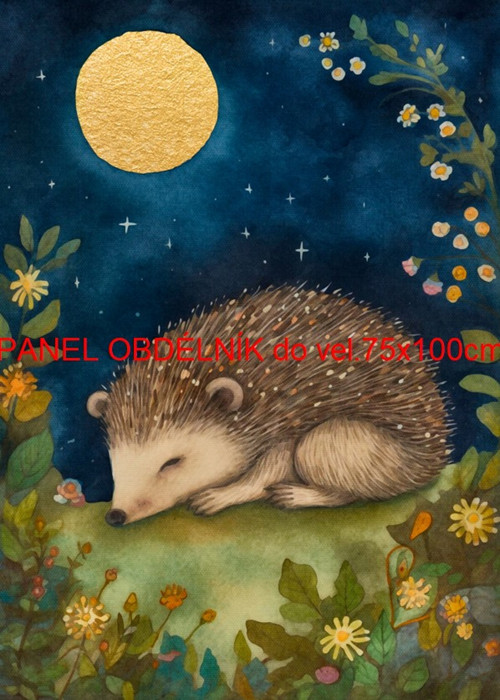 Bavlněný panel - varianty velikostí / 11x15 cm
