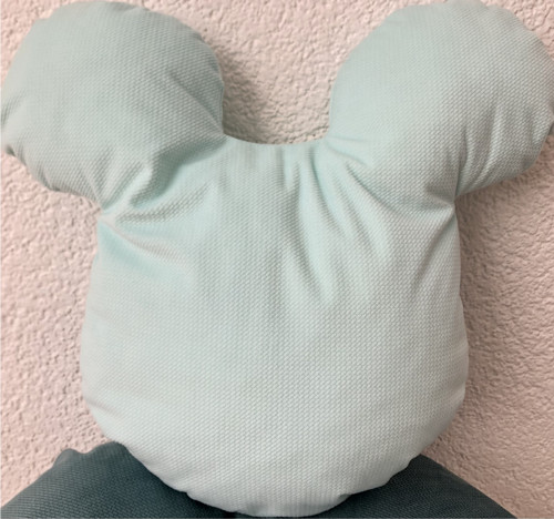 Dekorační mint velvet polštář, muchláček
