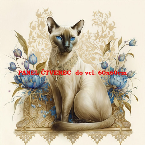Bavlněný panel - varianty velikostí / 10 x 10cm