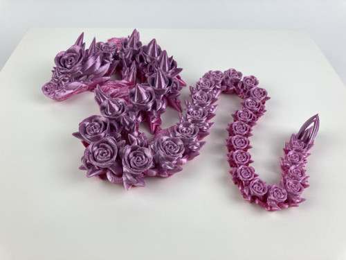Růžičkový drak - 58cm, 3D tisk — foto 1