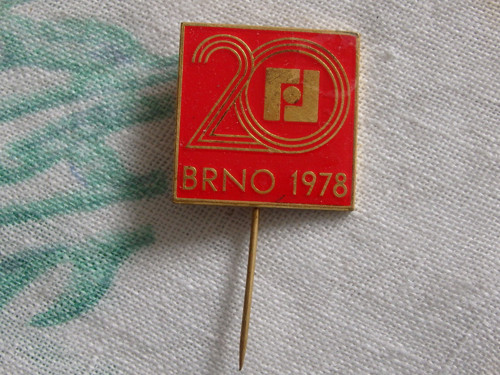 Brno 1978 - odznak červený — foto 1