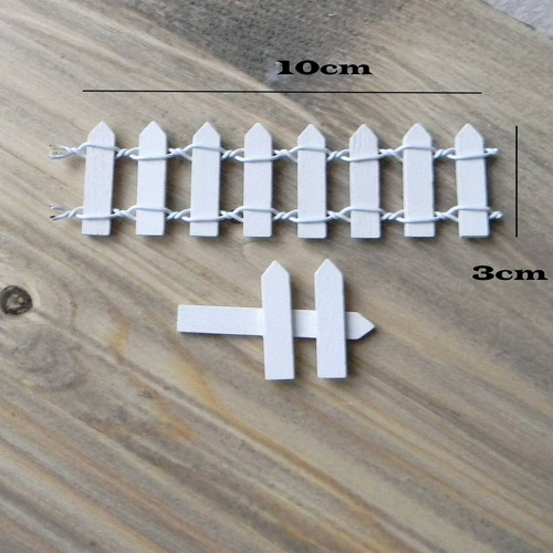 Dřevěný plot - výška 3cm