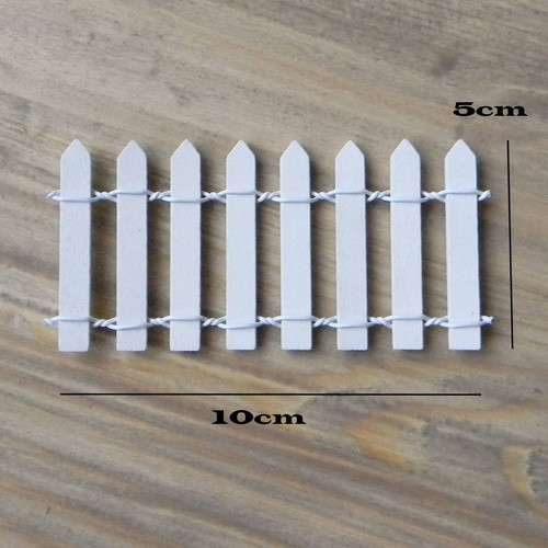 Dřevěný plot - výška 5 cm