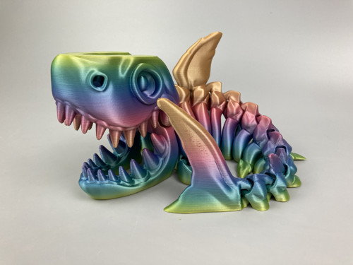 Flexi žralok - 3D tisk — foto 1
