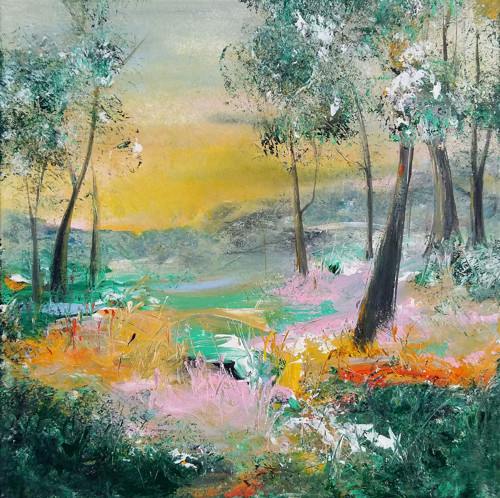 V lese, 80x80