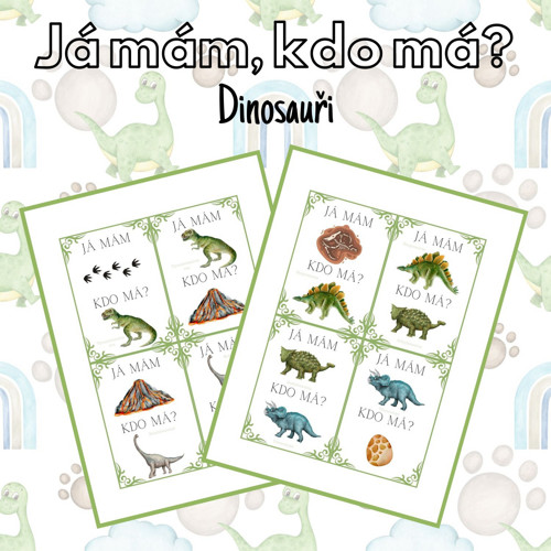 Já mám, kdo má? Dinosauři