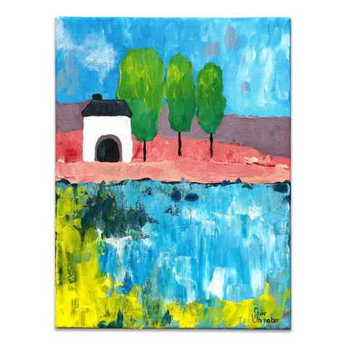 Akrylomalba, Mini Krajinka