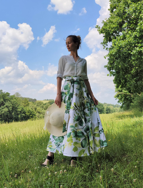 Akvarel Zelené Listy - Půlkolová — foto 1