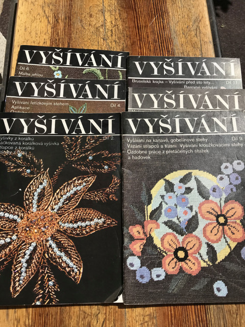 Set 6ks časopisu Vyšívání — foto 1