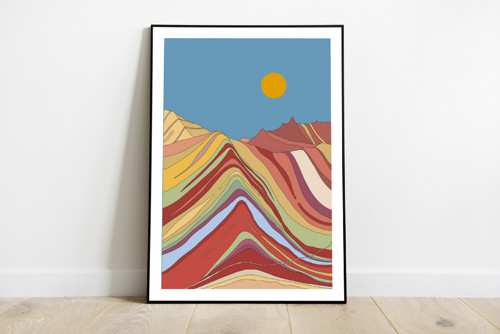 Plakát Peru A5