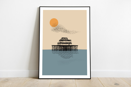 Plakát Brighton Pier A5