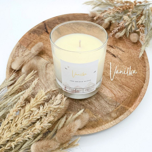 Vanilka, sójová svíčka (120ml S)