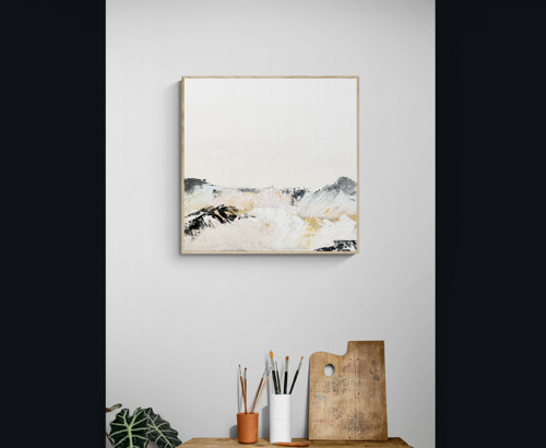 Pastel landscape - Akryl na plátne