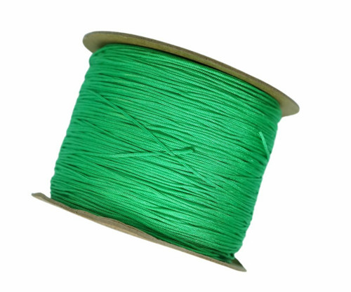 1 ks Bright Green Braided Rope Kumihimo Knot