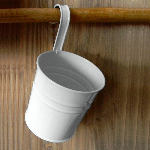 Smaltovaný kbelík bílý - 0,5l