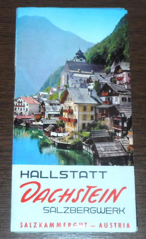 Reklamní LETÁK, mapa • Hallstatt, Dachstein — foto 1