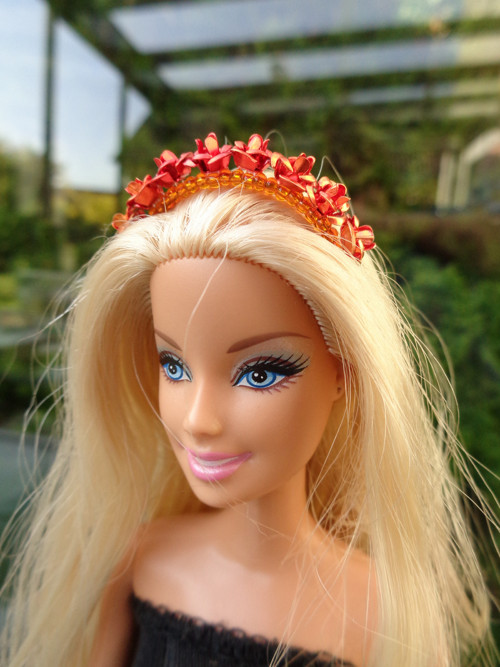 Čelenka pro Barbie - oranžová — foto 1