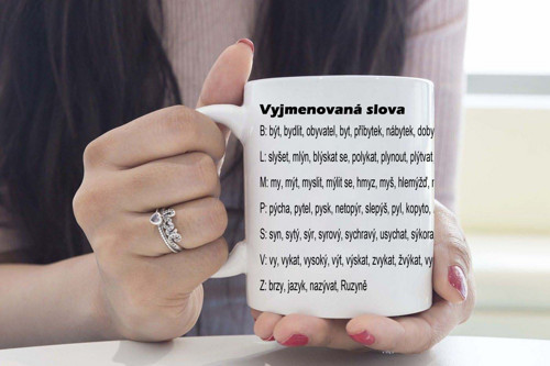 Vyjmenovaná slova - hrnek 330ml