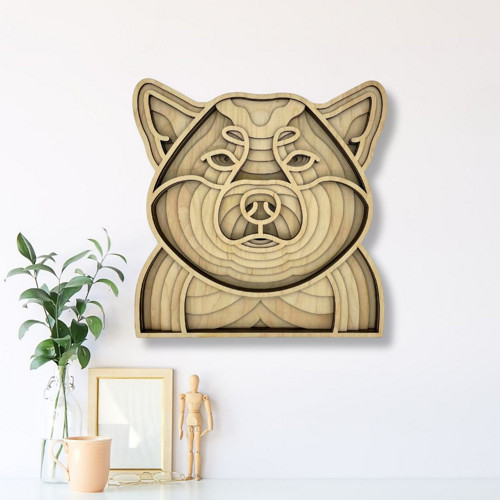 Shiba inu, nástěnná dekorace