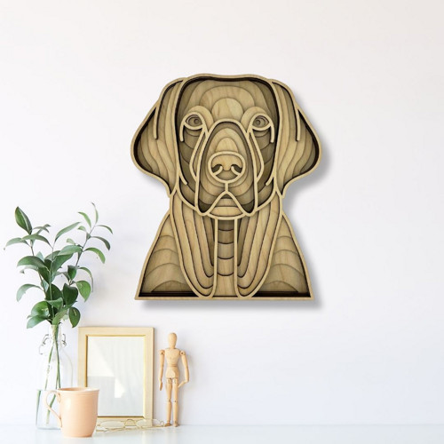 Labrador, nástěnná dekorace
