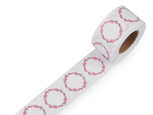 Papírové samolepky 38 mm (50ks) k popisu
