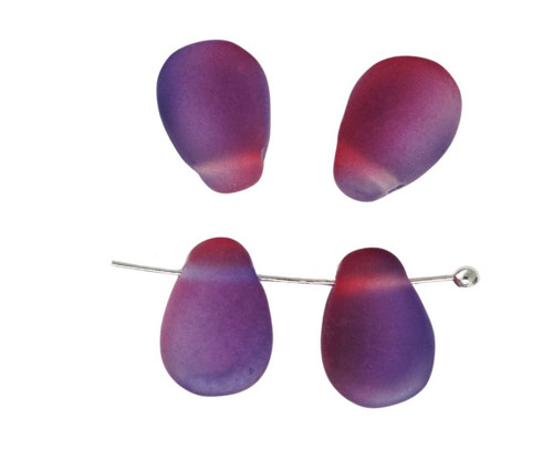 16ks Matte Purple Violet Pink Mermaid Wave Flower