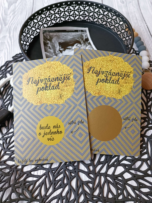 Stírací los Nejvzácnější poklad - Bude nás o 1 víc