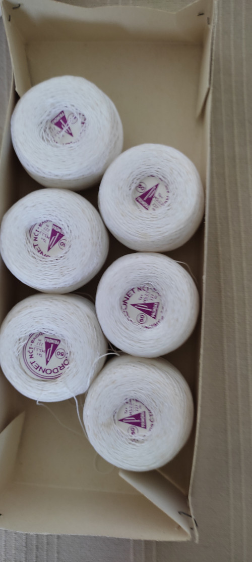 Kordonet 6 klubek a 227 m tex 145x2x3 100% bavlna