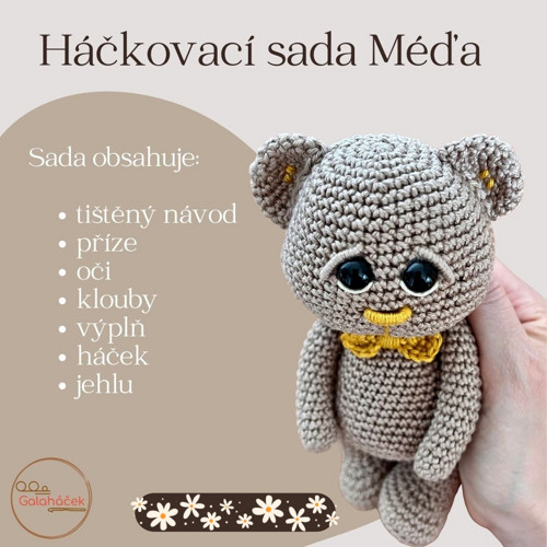 Háčkovací sada Méďa