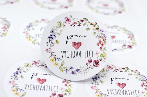 Samolepky paní vychovatelce - 12 ks
