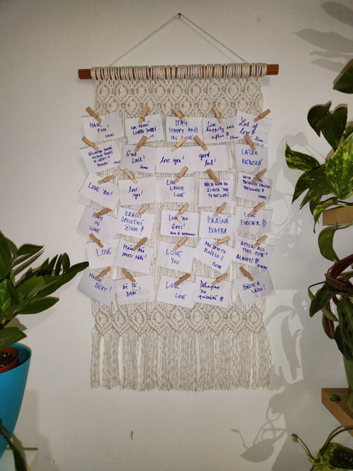 Macramé nástěnka - rezervace pro Krivamyska — foto 1