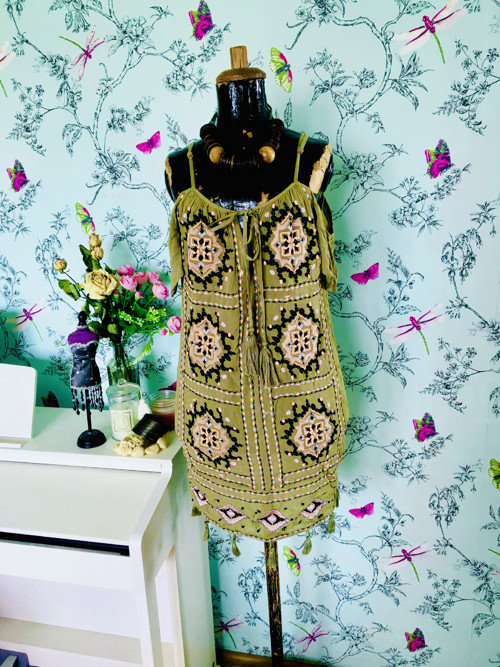 Šaty tunika boho hippie — foto 1