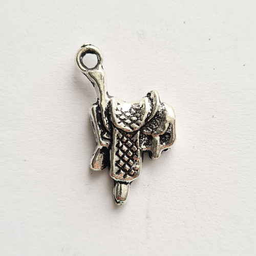 Přívěsek - sedlo na koně 12x22 mm, 5 ks