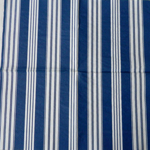 Modro-bílé pruhy-ubrousek