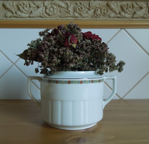 Stará porcelánová značená cukřenka, Art deco